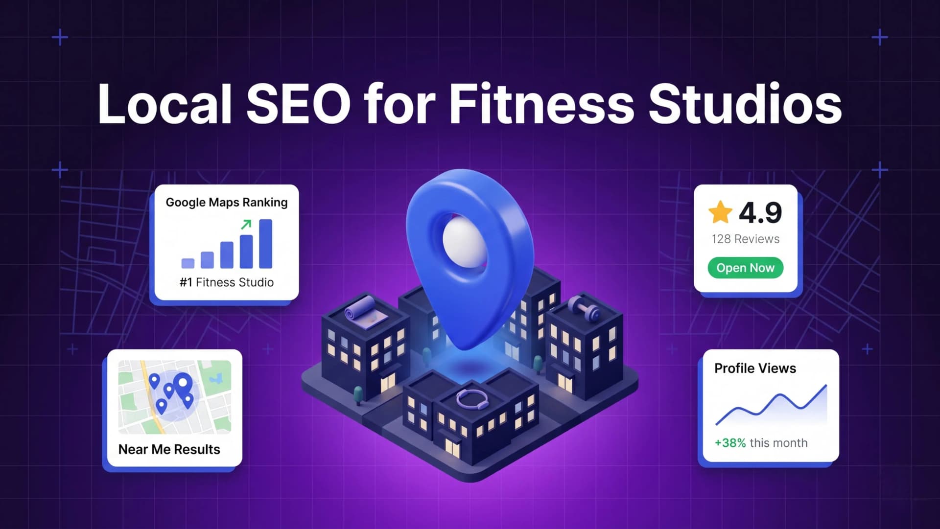 Local SEO for Fitness Studios: How Gyms, Yoga, and Pilates Studios Get Found on Google Maps