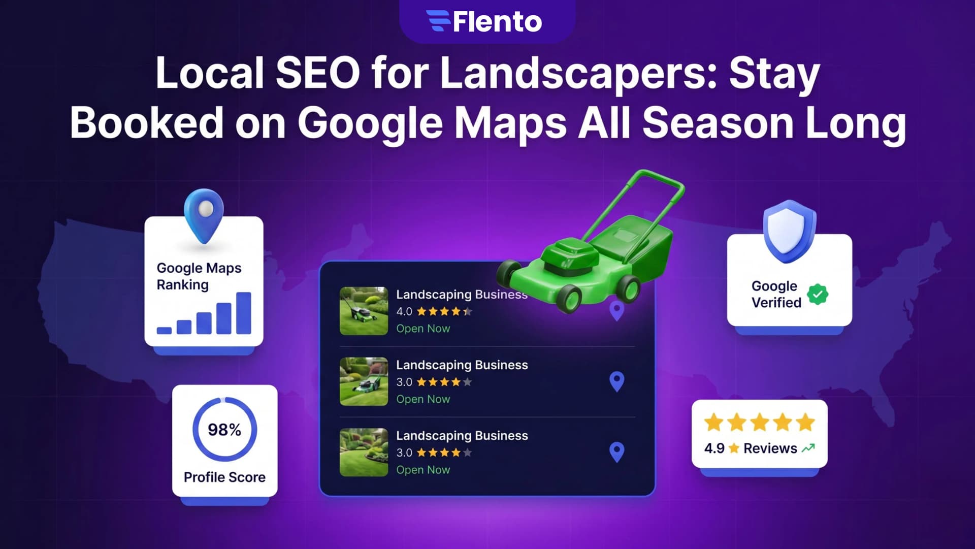 Local SEO for Landscapers: How to Stay Booked on Google Maps All Season Long