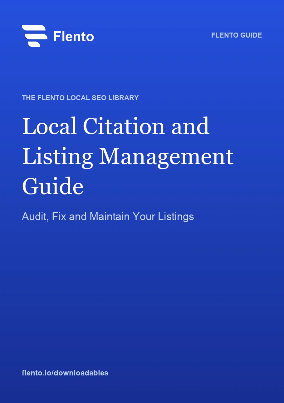 Cover of Local Citation and Listing Management Guide: Audit, Fix and Maintain Your Listings