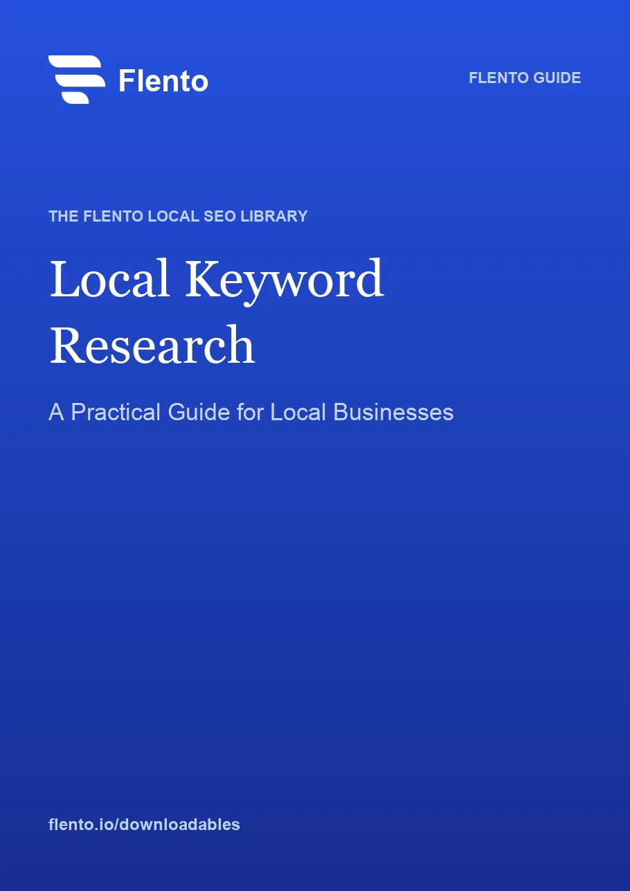 Cover of Local Keyword Research: A Practical Guide for Local Businesses