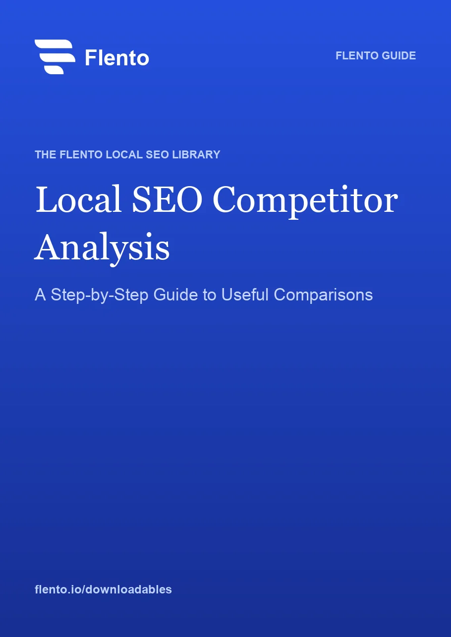 Cover of Local SEO Competitor Analysis: A Step-by-Step Guide to Useful Comparisons