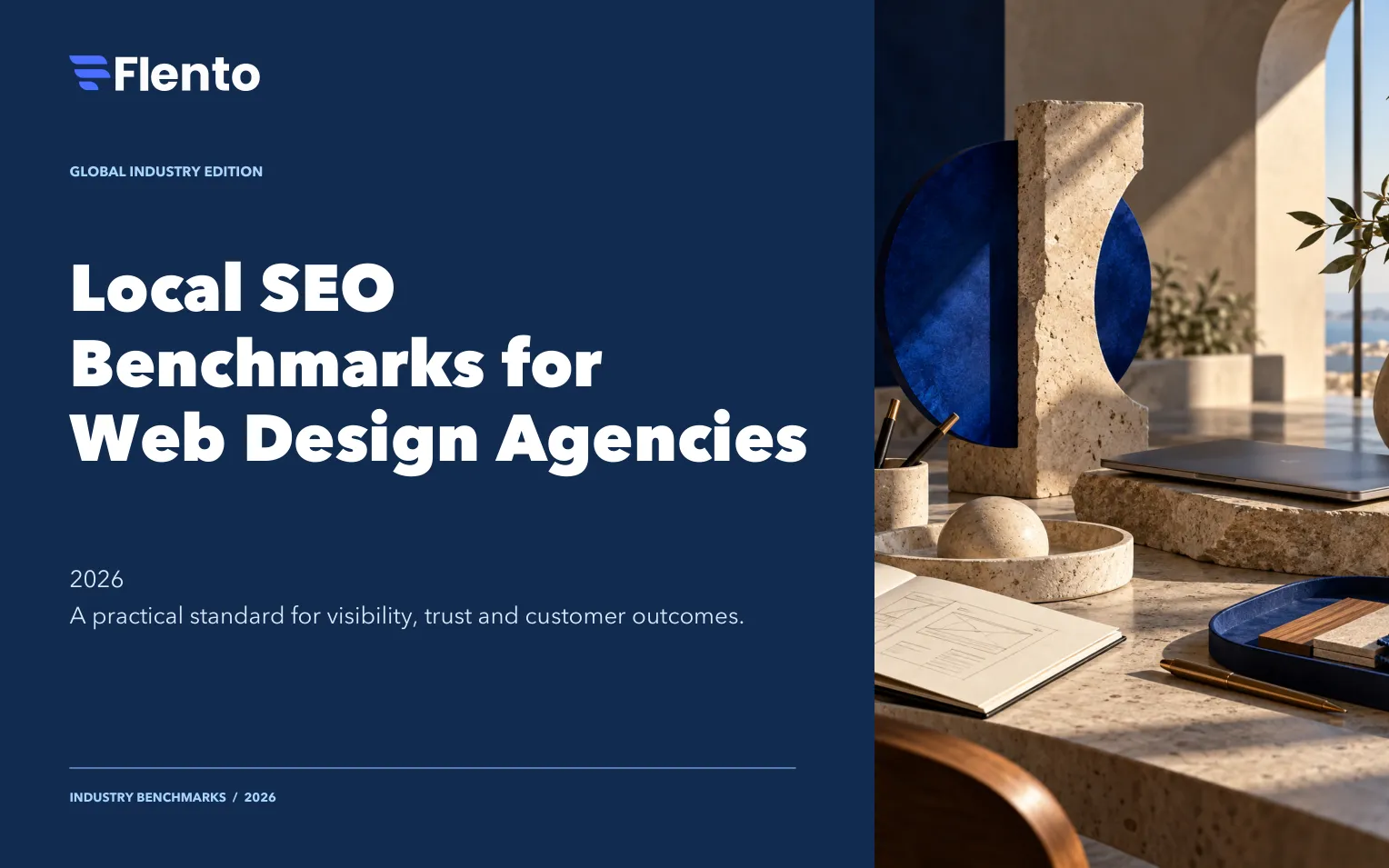 Cover of the Local SEO Benchmarks for Web Design Agencies report