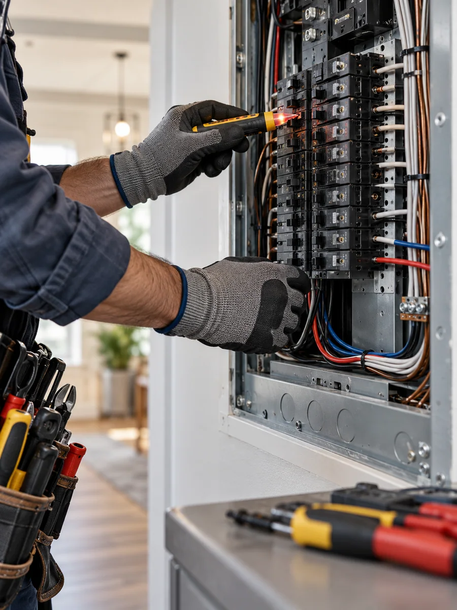 Electricians business scene