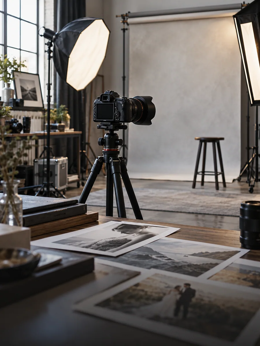 Photographers business scene