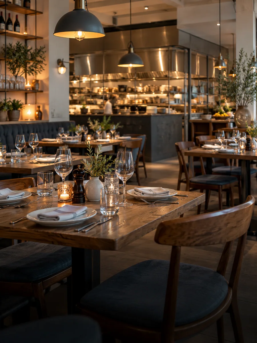 Restaurants business scene