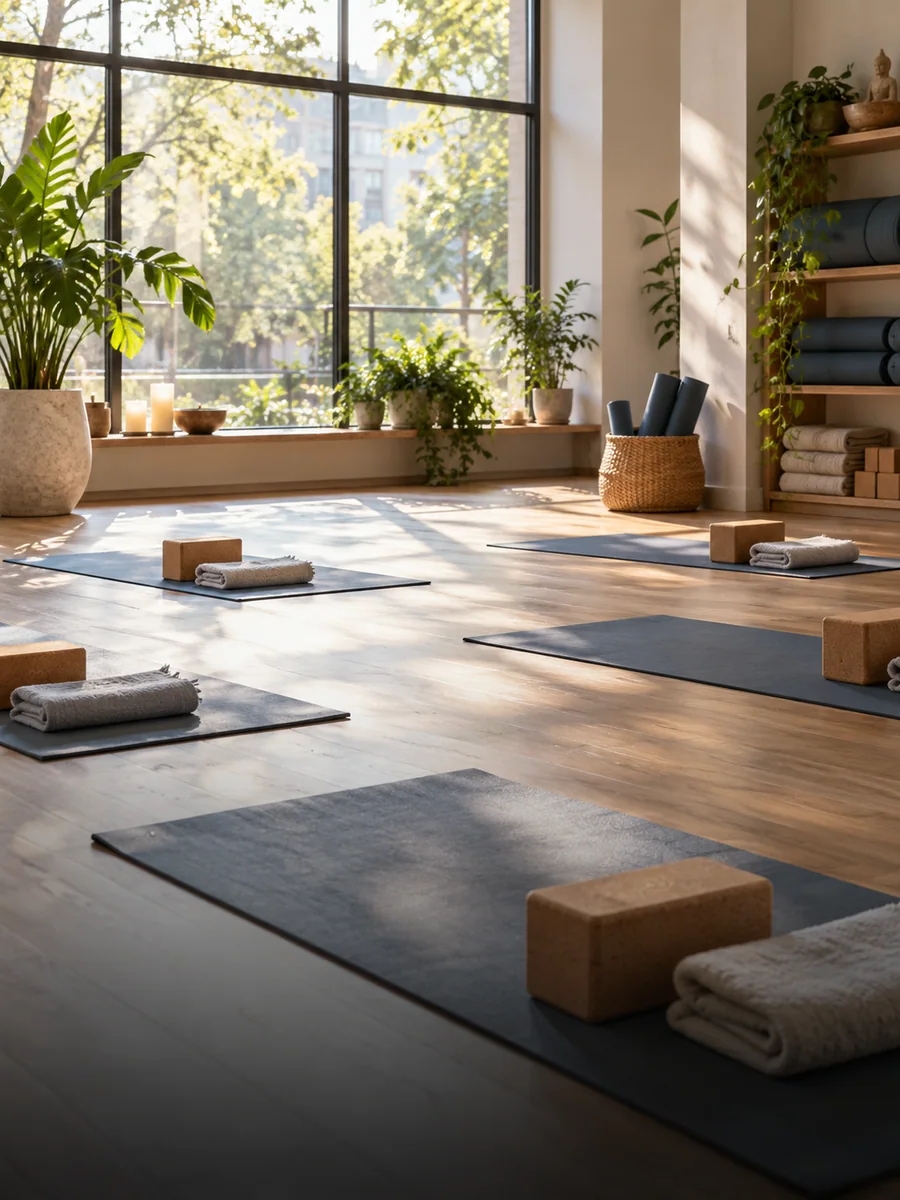 Yoga studios business scene