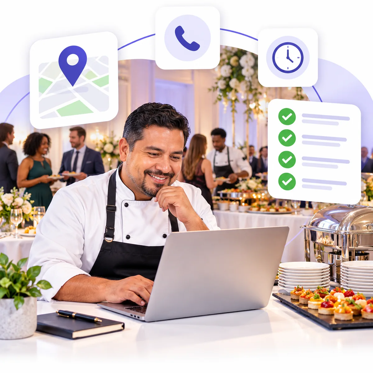Keep Your Name, Address, and Phone Number Consistent Everywhere Event Hosts Look