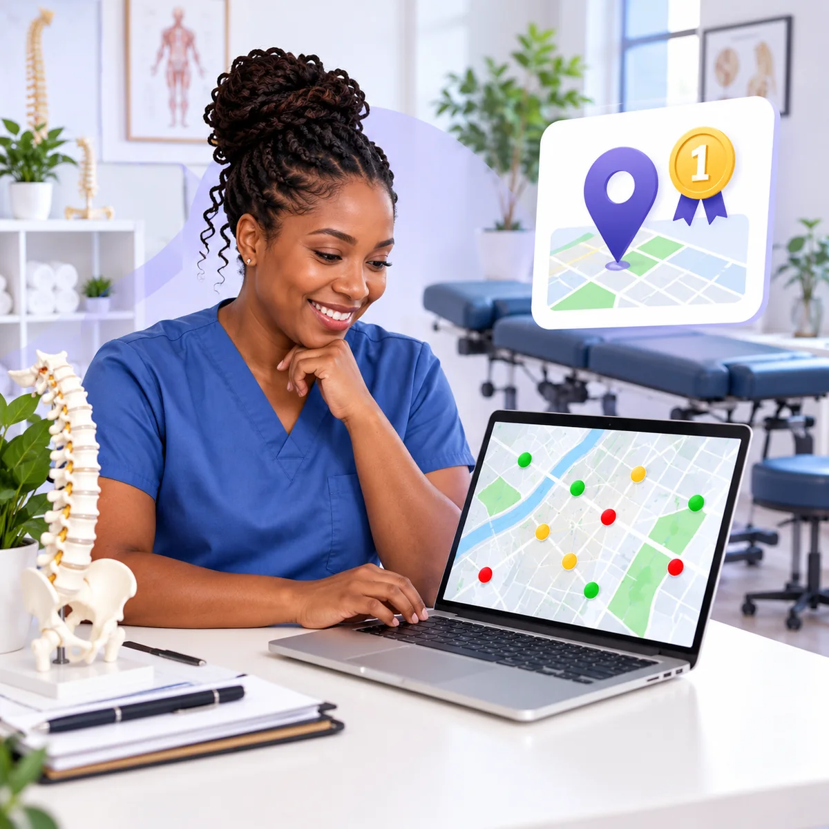 See Exactly Where You Rank for "chiropractor near me" on Every Block of Your City