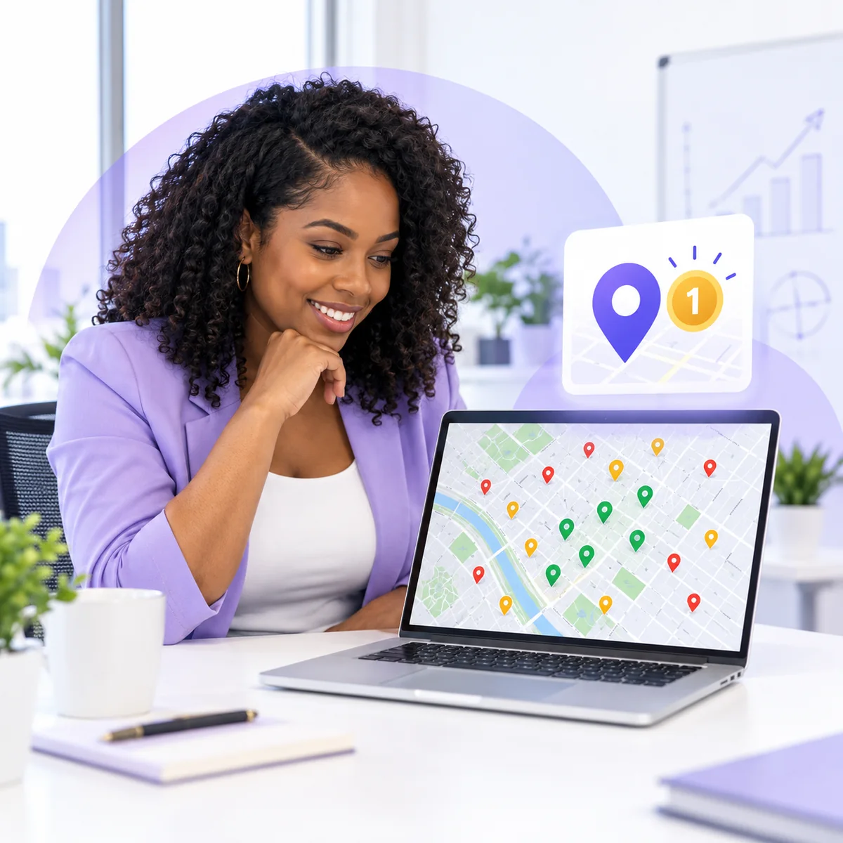 See Exactly Where You Rank for "business consultant near me" on Every Block of Your City