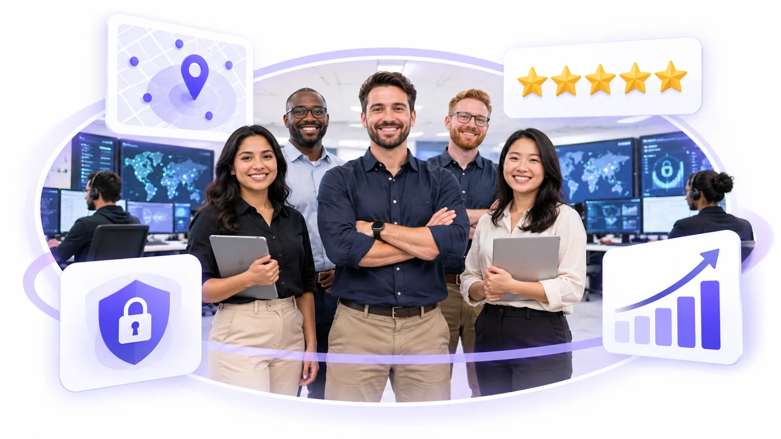 Cybersecurity specialists using Flento local SEO to rank on Google Maps