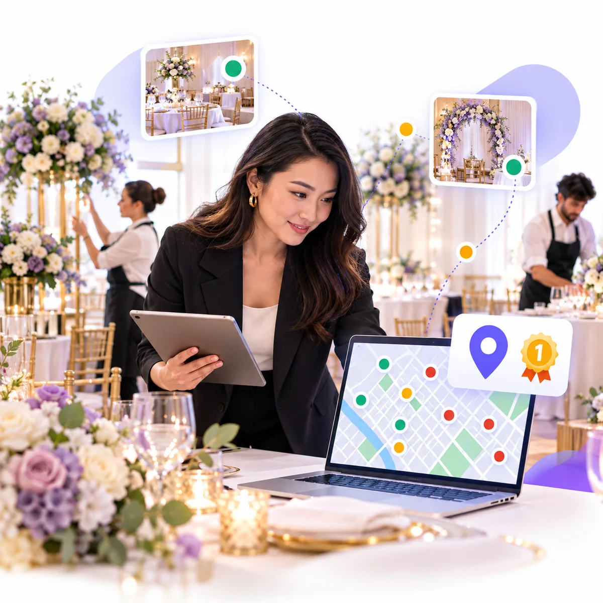 See Exactly Where You Rank for "event planner near me" on Every Block of Your City