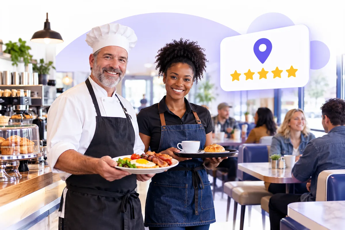 Restaurant owner and chef using Flento local SEO to rank on Google Maps