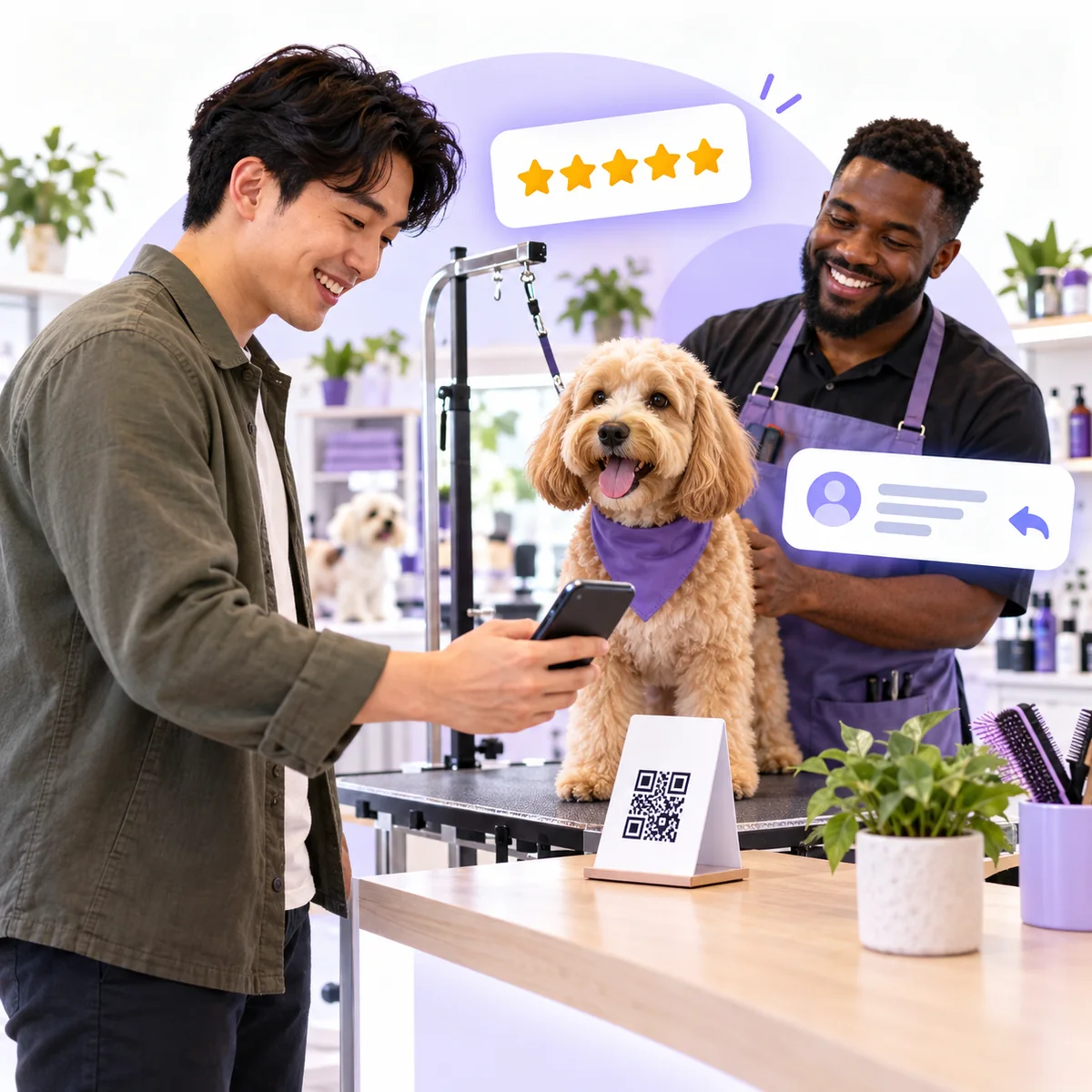 Earn More Five-Star Reviews and Reply to Every One, Without Chasing Pet Owners
