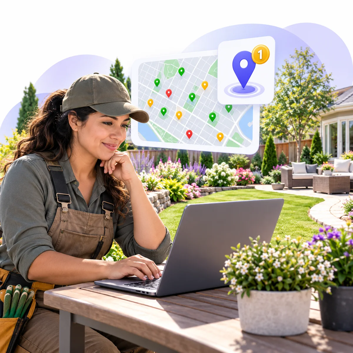 See Exactly Where You Rank for "landscaper near me" on Every Block of Your City