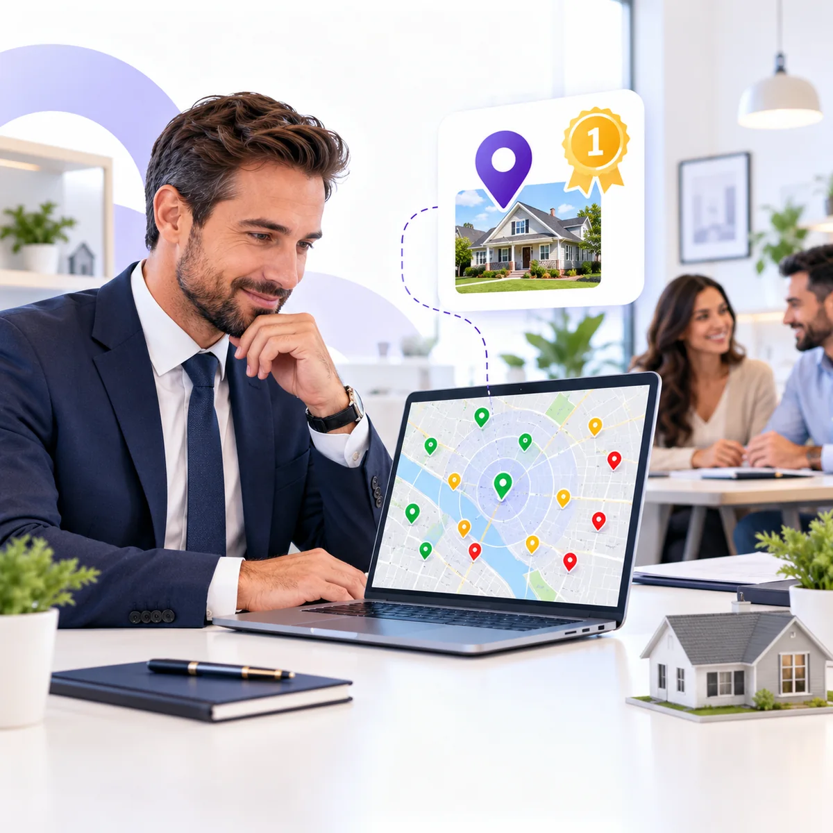 See Exactly Where You Rank for "mortgage broker near me" on Every Block of Your City
