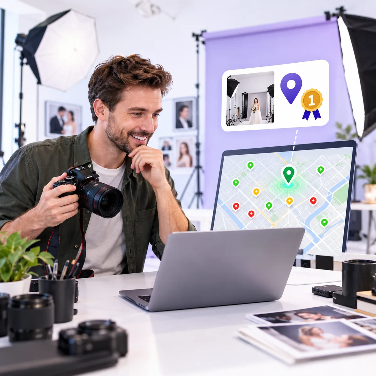 See Exactly Where You Rank for "photographer near me" on Every Block of Your City