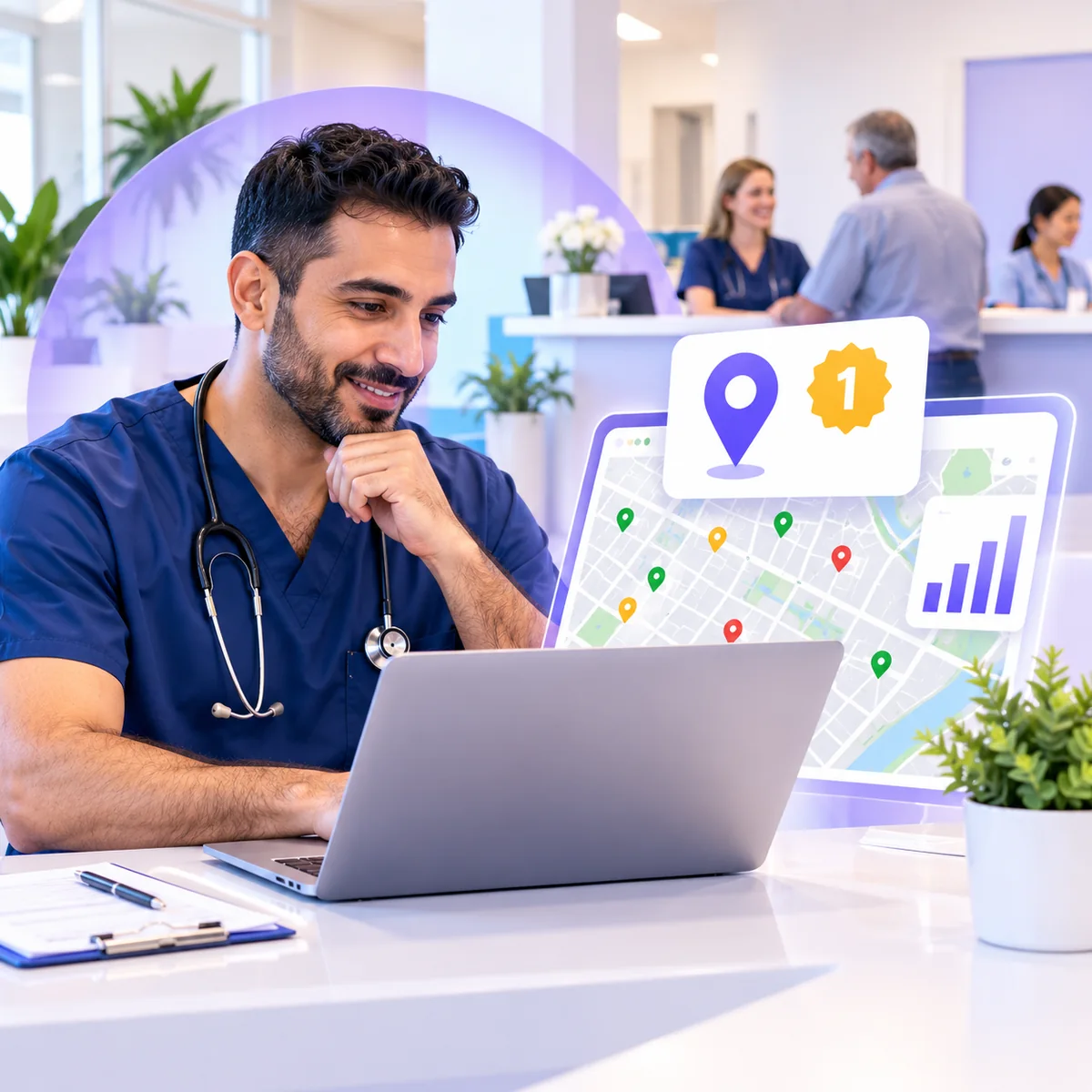 See Exactly Where You Rank for "urgent care near me" on Every Block of Your City