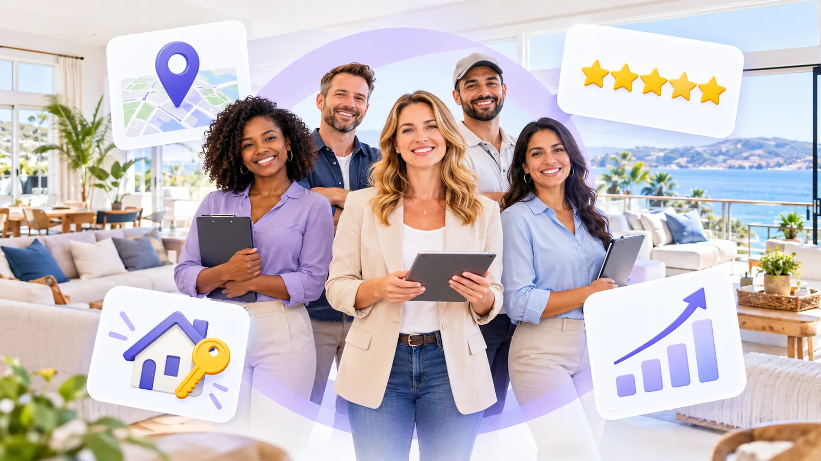 Vacation rental host and property manager using Flento local SEO to rank on Google Maps
