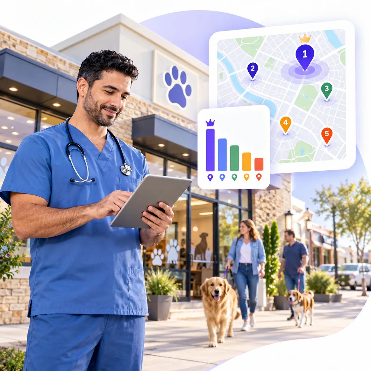 Know Why the Veterinary Clinic Above You Ranks Higher, and What to Do About It