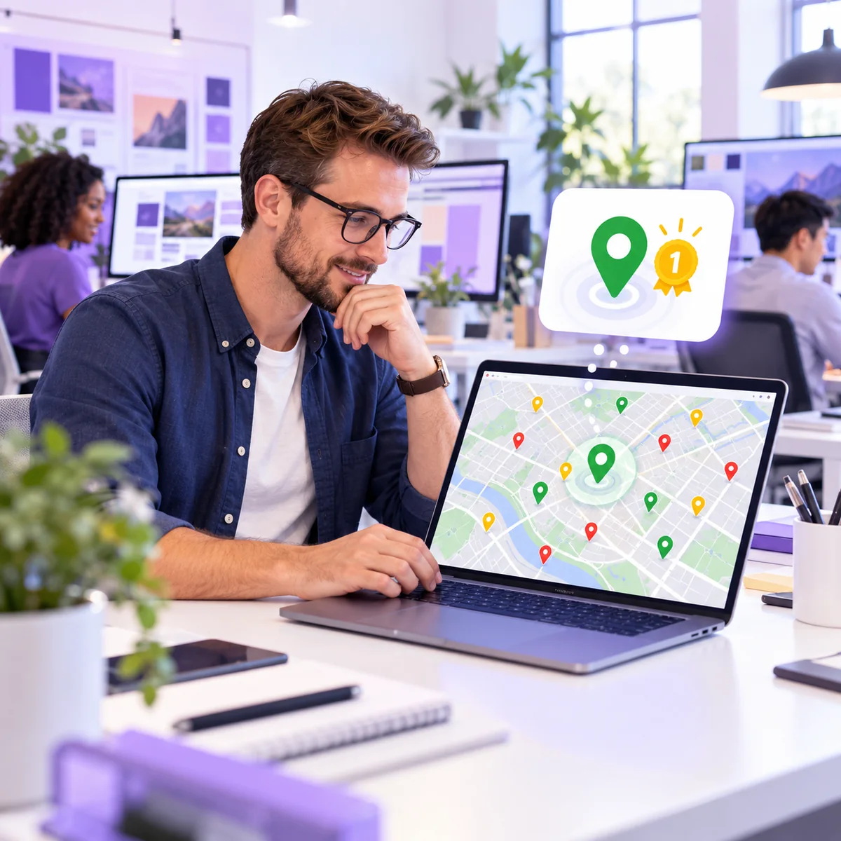 See Exactly Where You Rank for "web design near me" on Every Block of Your City