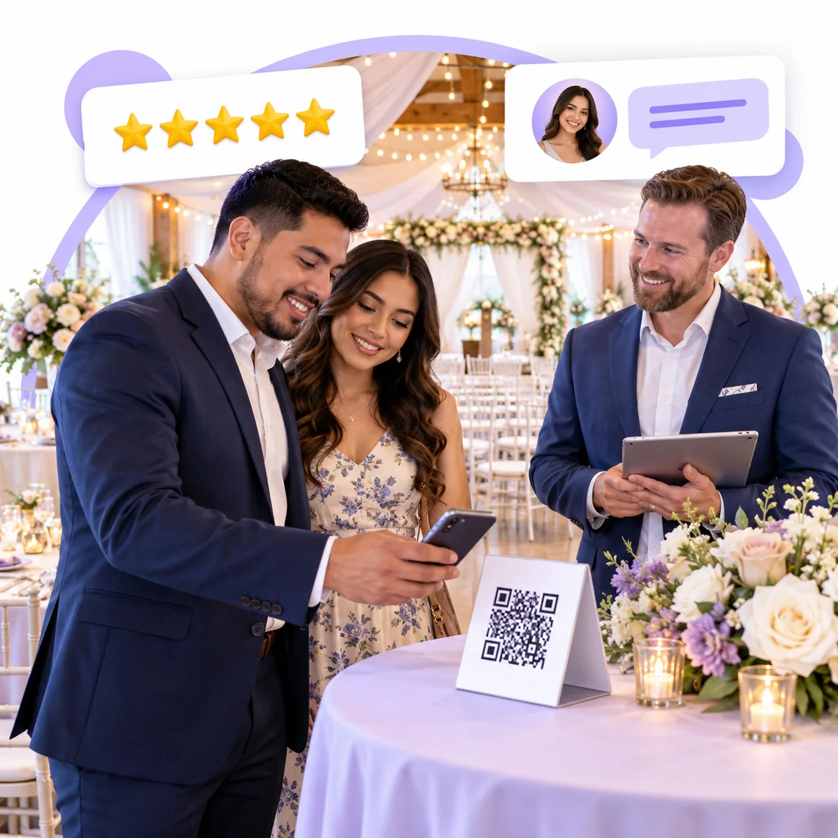 Earn More Five-Star Reviews and Reply to Every One, Without Chasing Couples